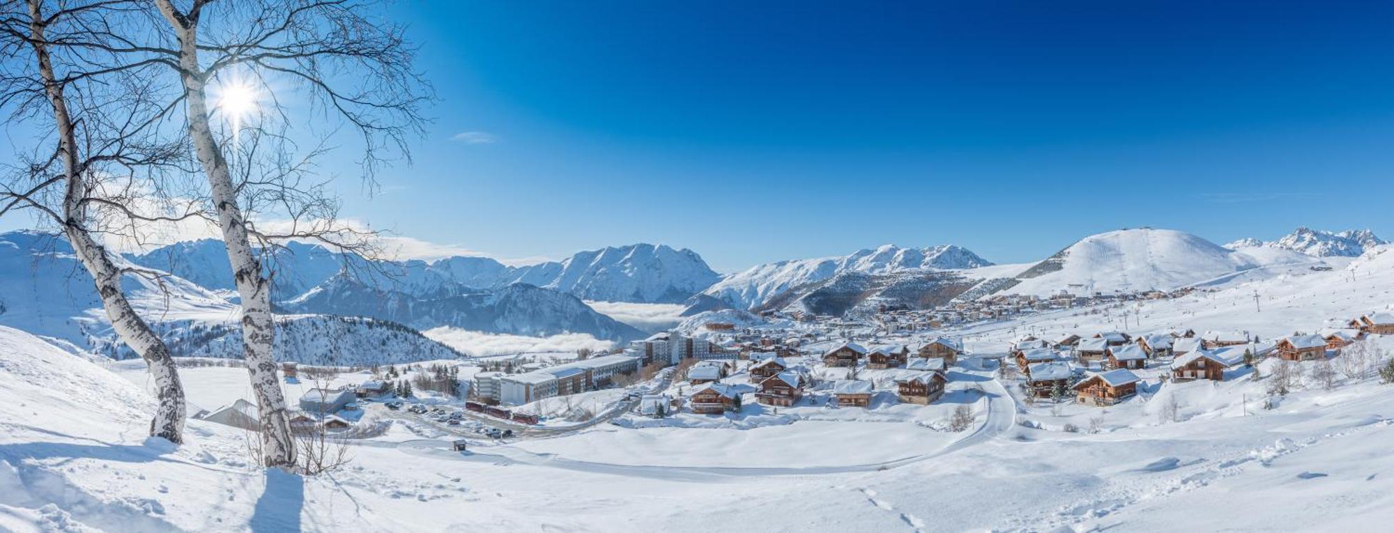 Chalet Alpe D'Huez 1850-Sea And Mountain Pleasure Avec 2 Appartements- 1 Appartement 3 Chambres 8 Couchages - 3 Salles D'Eau Et 1 Appartement 5 Chambres 12 Couchages 5 Salles D'Eau - Jacuzzi Et Sauna -Pieds Des Pistes Et Centre Esterno foto