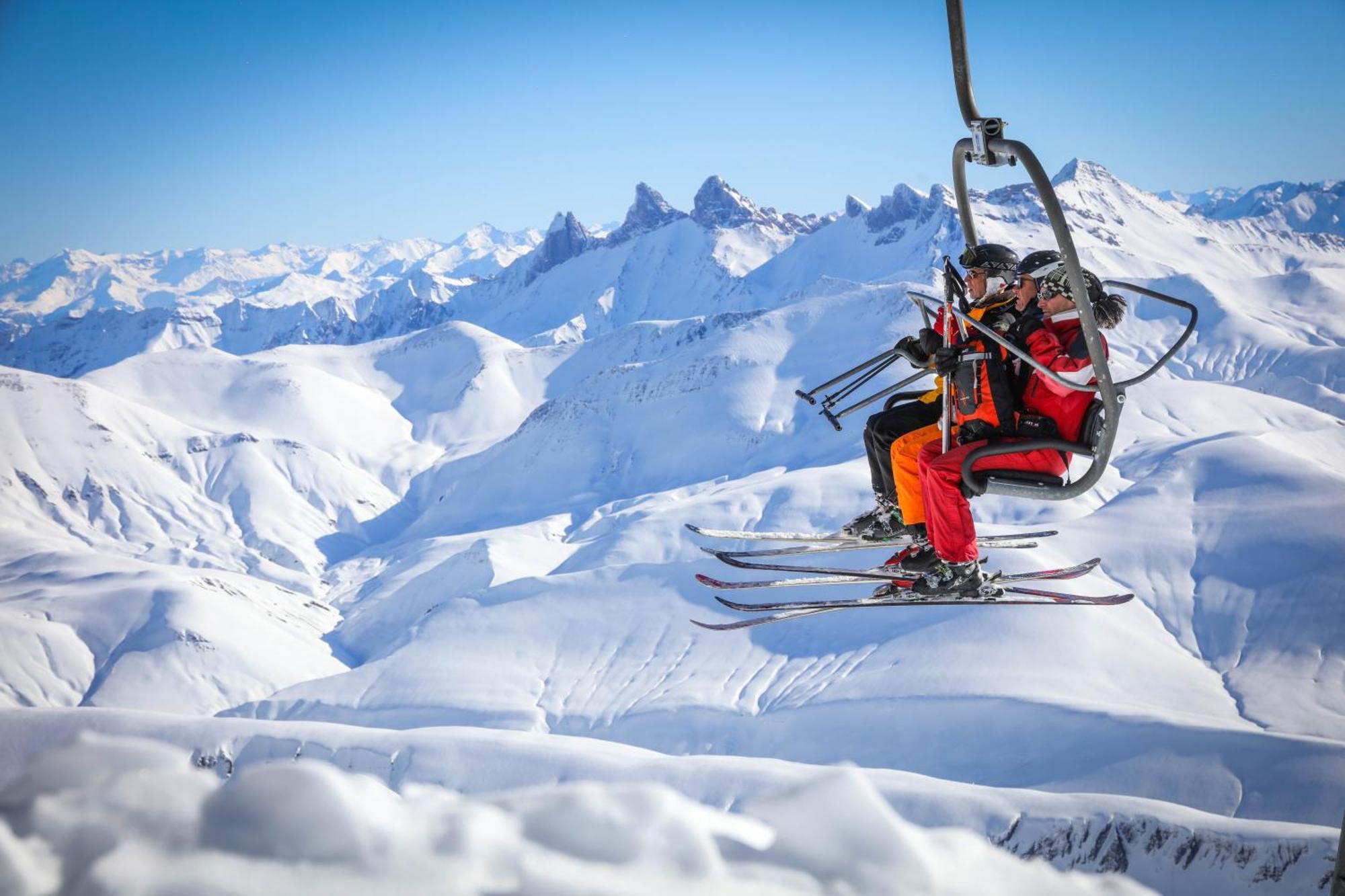 Chalet Alpe D'Huez 1850-Sea And Mountain Pleasure Avec 2 Appartements- 1 Appartement 3 Chambres 8 Couchages - 3 Salles D'Eau Et 1 Appartement 5 Chambres 12 Couchages 5 Salles D'Eau - Jacuzzi Et Sauna -Pieds Des Pistes Et Centre Esterno foto