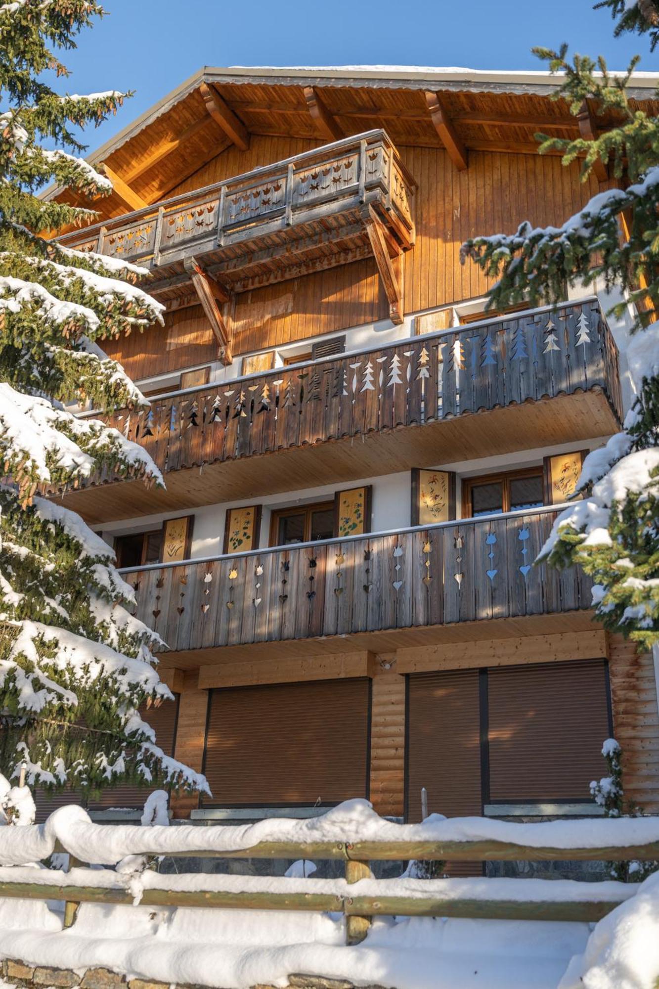 Chalet Alpe D'Huez 1850-Sea And Mountain Pleasure Avec 2 Appartements- 1 Appartement 3 Chambres 8 Couchages - 3 Salles D'Eau Et 1 Appartement 5 Chambres 12 Couchages 5 Salles D'Eau - Jacuzzi Et Sauna -Pieds Des Pistes Et Centre Esterno foto
