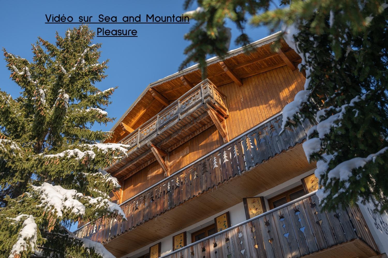 Chalet Alpe D'Huez 1850-Sea And Mountain Pleasure Avec 2 Appartements- 1 Appartement 3 Chambres 8 Couchages - 3 Salles D'Eau Et 1 Appartement 5 Chambres 12 Couchages 5 Salles D'Eau - Jacuzzi Et Sauna -Pieds Des Pistes Et Centre Esterno foto